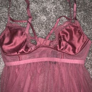SUPER CUTE FUCHSIA LINGERIE TOP
